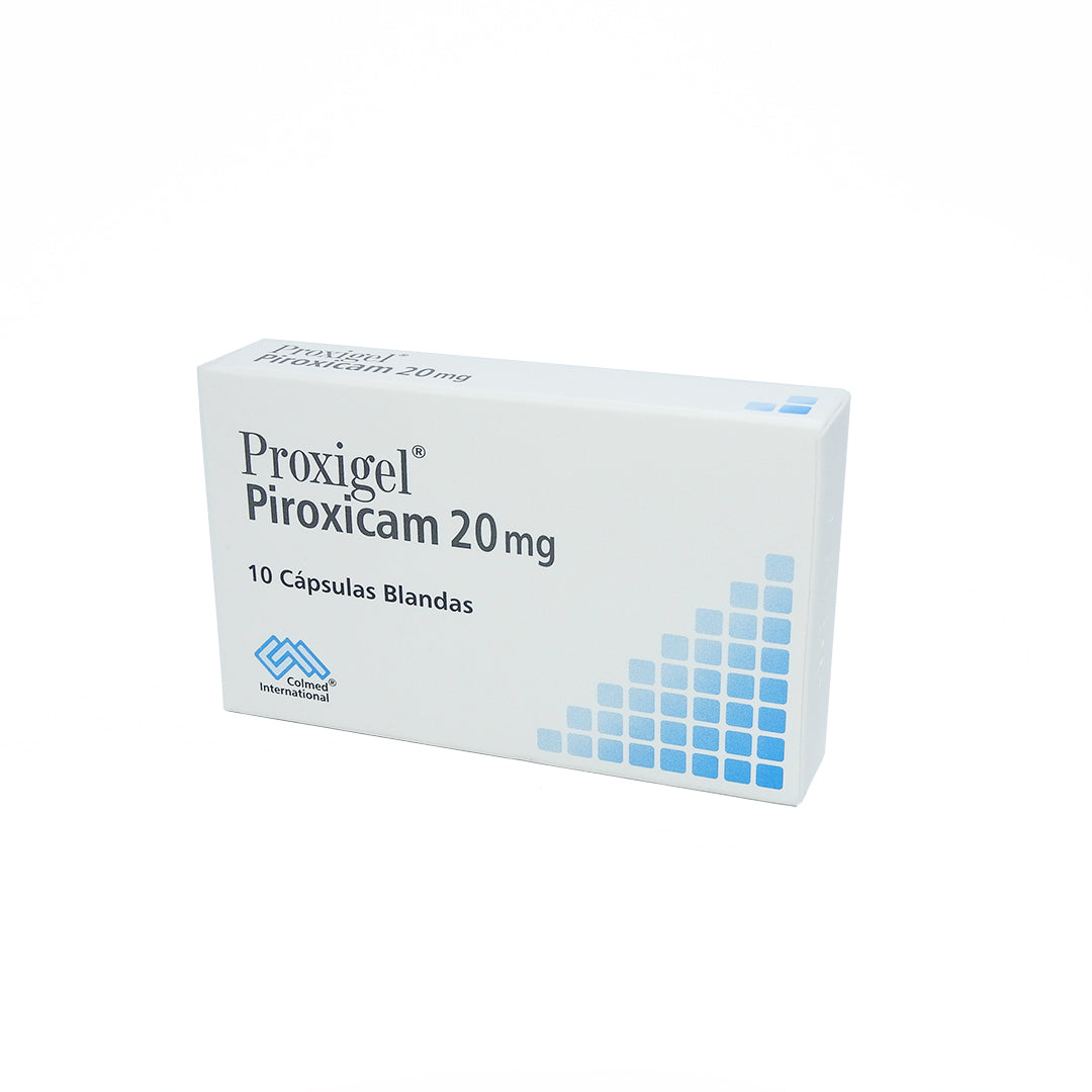 PROXIGEL CAJA X10 PIROXICAM 20MG CAP