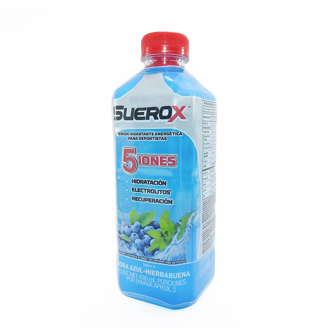 SUEROX FCO X630ML BEBIDA HIDR 5 IONES MORA AZUL HIERB
