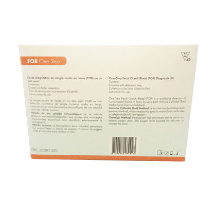 FOB SANGRE OCULTA EN HECES FECALES CASETTES KITX25