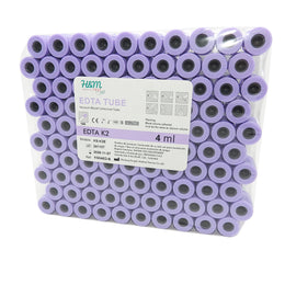 H&M EDTA TUBE VACUUM BLOOD COLLECTION TUBE EDTA K2 4ML