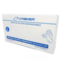 GUANTES DESECHABLES (EXAMEN) TALLA L