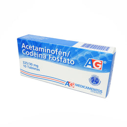 ACETAMINOFEN+CODEINA 325MG/30MG TAB CAJAX10