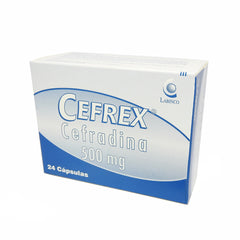 CEFREX CAJA X24 CEFRADINA 500 MG CAP