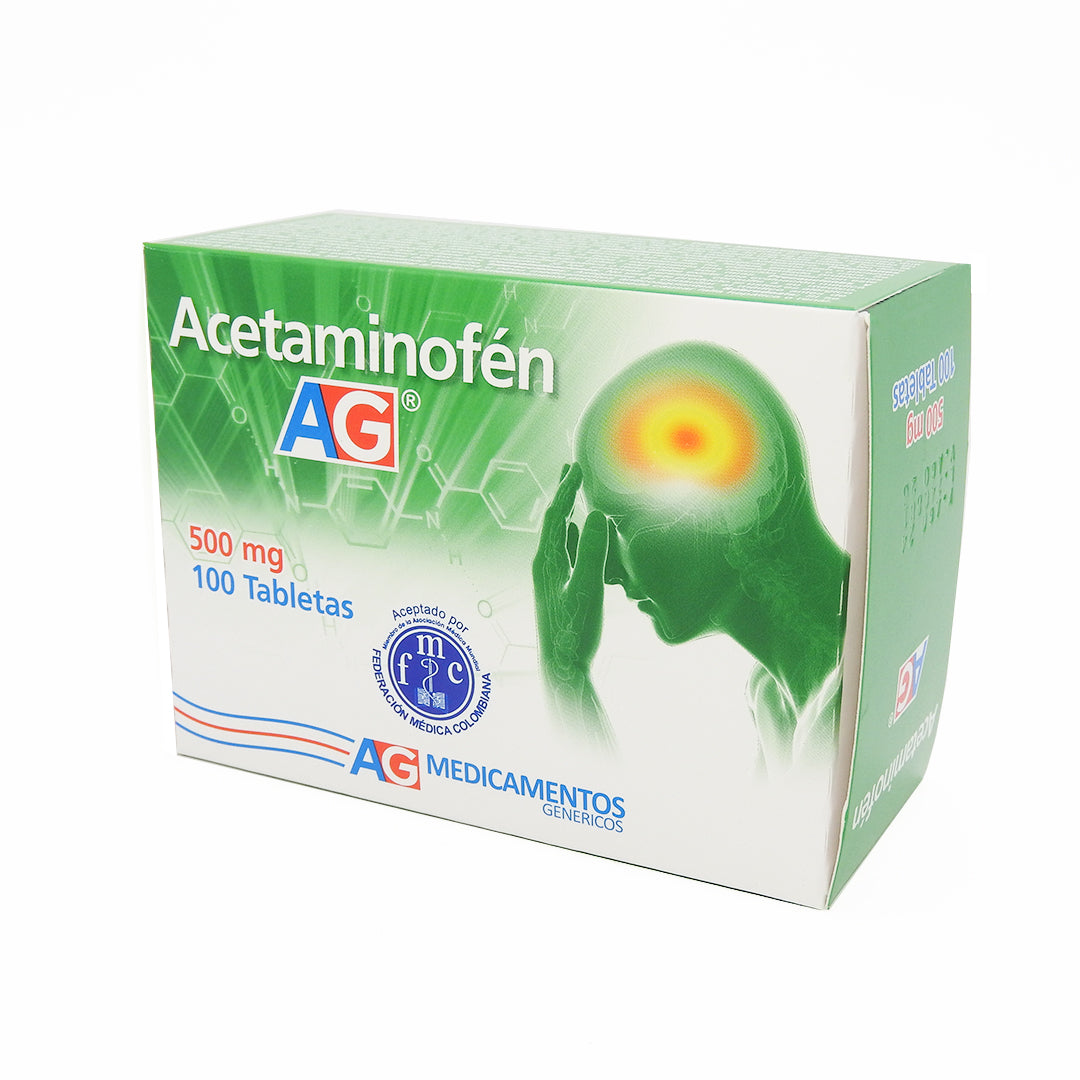 ACETAMINOFEN AG 500MG.