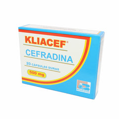 KLIACEF CEFRADINA 500MG.