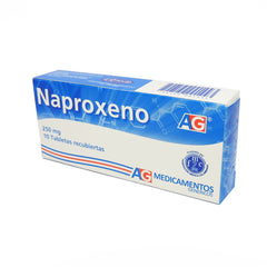 NAPROXENO 250MG TAB CAJAX10