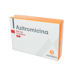 AZITROMICINA MEMPHIS 500MG TAB REC
