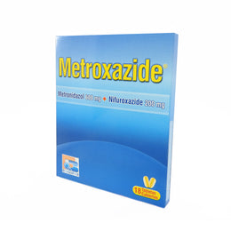 METROXAZIDE CAJA X18 METRONIZADOL+NIFUROXAZIDA 600MG+200MG CAP