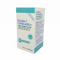 KRODEX F COMPUESTO METRONIDAZOL 250MG + NIFUROXAZIDA 200MG/5ML SUSP FCOX120ML