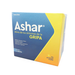 ASHAR ACETAMINOFEN+FENILEFRINA+CETIRIZINA+CAFEINA CAP CAJAX100