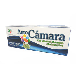 AERO CAMARA CON VALVULA DE RETENCION MEDISUPPLIES PEDIATRICA.