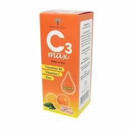 C3 MAX BEBIDA ASCORBICO ACIDO 100MG/ML GOTAS ORALES GOTEROX30ML