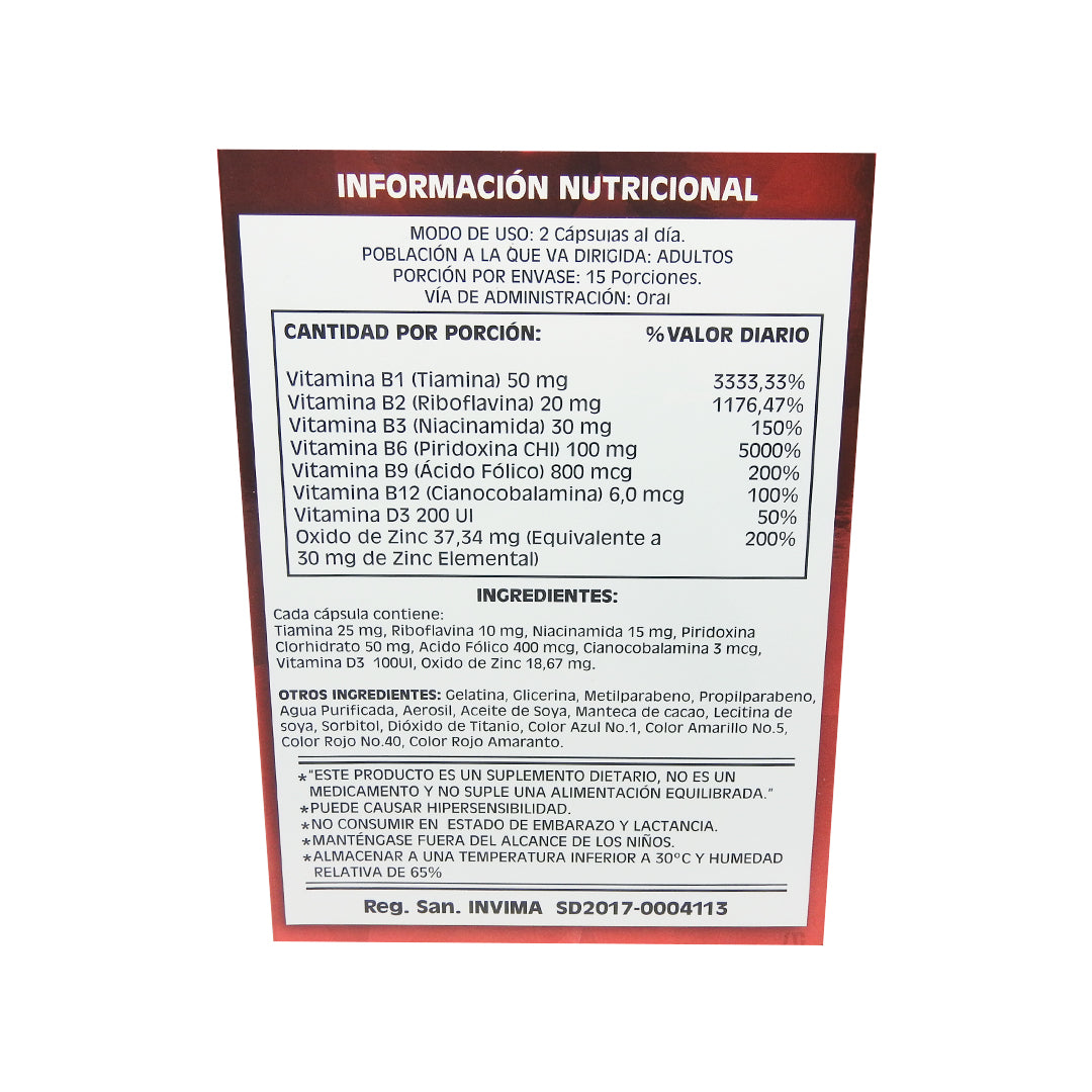 ACTIVIT-B GOLD CAJA X 30 CAPSULAS BLANDAS.