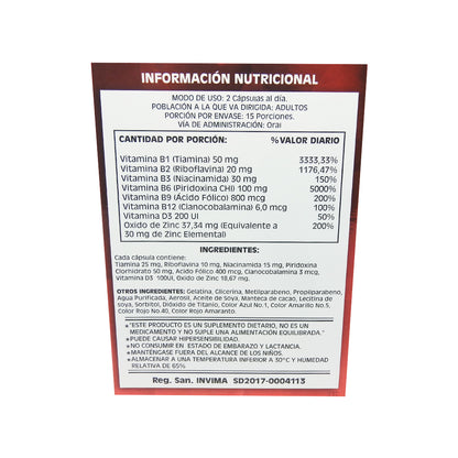 ACTIVIT-B GOLD CAJA X 30 CAPSULAS BLANDAS.