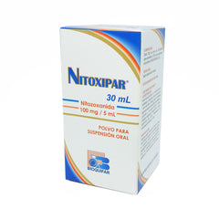 NITOXIPAR FCO X30ML NITAZOXANIDA 100MG/5ML SUSP ORAL