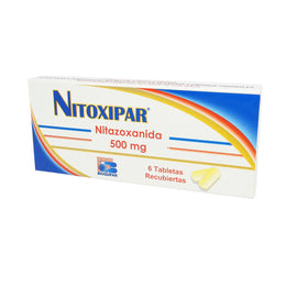 NITOXIPAR CAJA X6 NITAZOXANIDA 500MG TAB REC