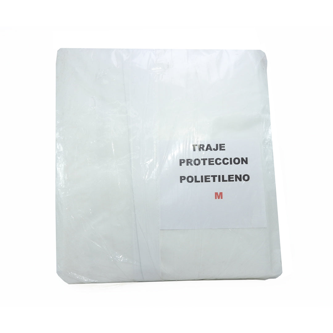 TRAJE PROTECCION POLIETILENO TALLA M.