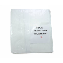 TRAJE PROTECCION POLIETILENO TALLA M.