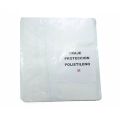 TRAJE PROTECCION POLIETILENO TALLA M.