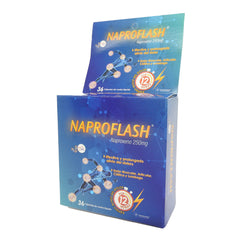 NAPROFLASH NAPROXENO 250MG CAPSULAS CAJA X 36.