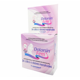 DOLORSIN FEM IBUPROFENO+HIOSCINA 400MG +20MG CAPSULAS CAJA X 36