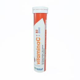 VITAMINA C+ZINC+B2 TABLETAS EFERVESCENTE TUBO X 20.