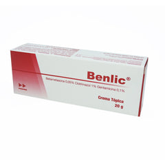 BENLIC TUBOX20GR BETAMET+CLOTRIMAZOL+GENTAMICIN CRTOP