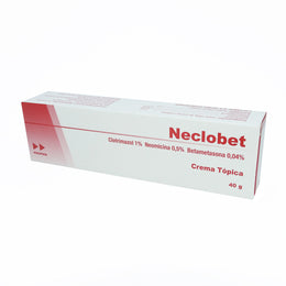 NECLOBET TUBOX40G CLOTRIMAZOL+NEOMICINA+BETAMETASONA CREM TOP
