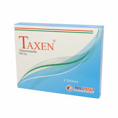TAXEN CAJAX6 NITAZOXANIDA 500 MG TAB