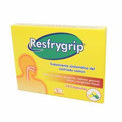 RESFRYGRIP CAJAX10 ACETMANINOFEN+FENILEFRINA+CETIRIZINA+CAFEINA TAB