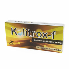 KOLITROX-F CAJAX10 BROMURO DE OTILONIO 40MG TAB REC
