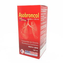 ASOBRONCOL FCOX120ML BROMHEXINA+GUAYACOLATO DE GLICERILO 0.8+20MG/MLJBE