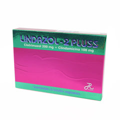 LINDAZOL PLUS CAJAX3 CLINDAMICINA+CLOTRIMAZOL 200MG+100MG OVULO
