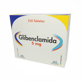 GLIBENCLAMIDA 5MG TAB CAJAX250