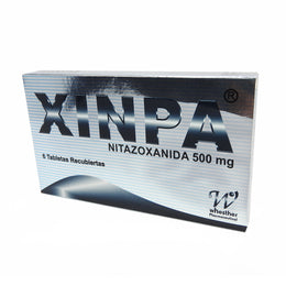 XINOA CAJAX6 NITAZOXANIDA 500 MG TAB REC