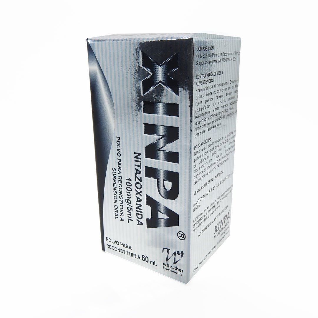 NITAZOXANIDA 100MG/5ML SUSP ORAL FCOX60ML