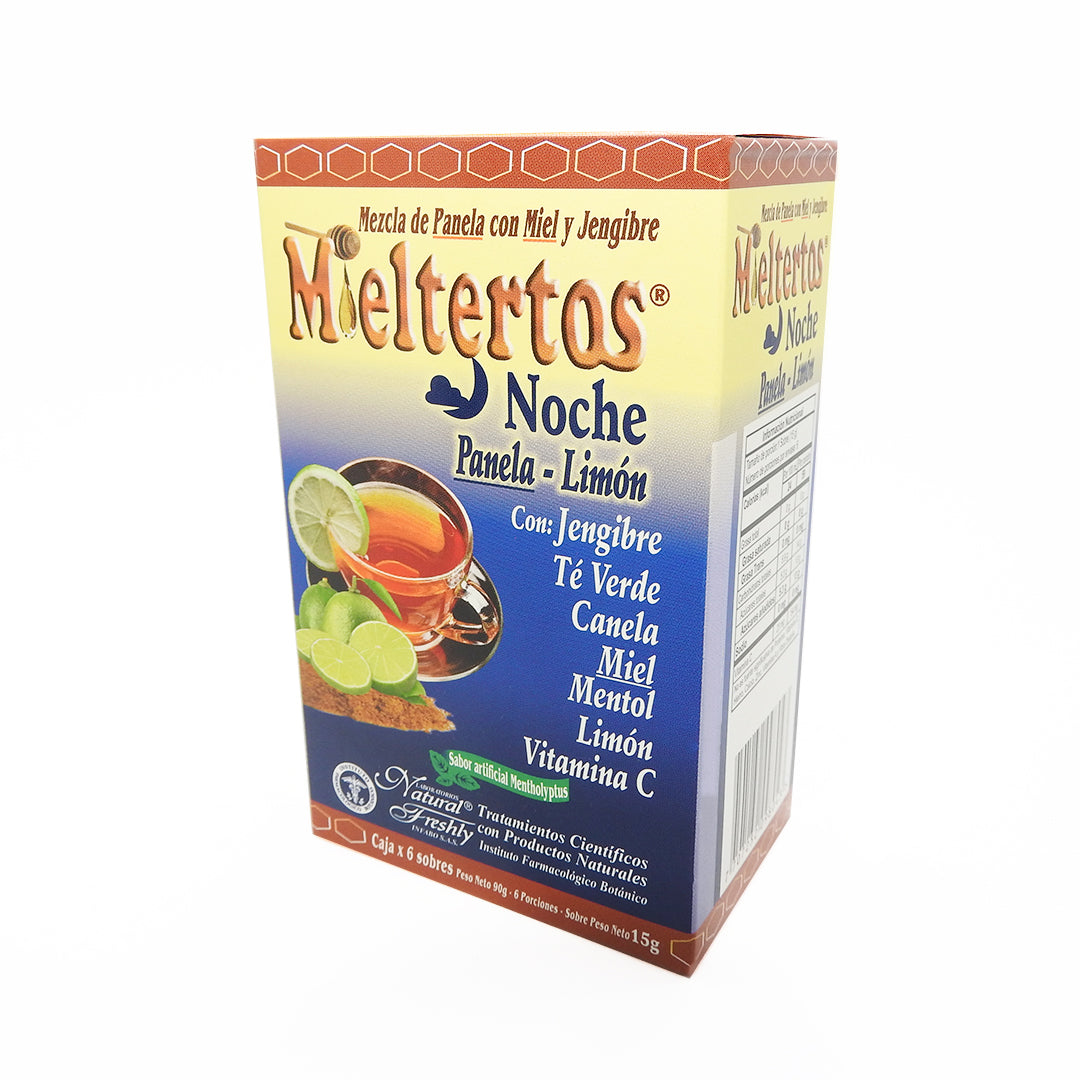 MIELTERTOS NOCHE PANELA LIMON  SOBRE CAJA X 6
