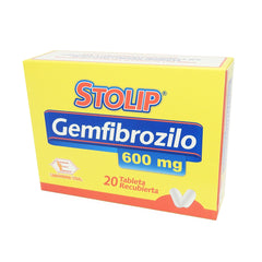 STOLIP CAJAX20 GEMFIBROZIL 600MG TAB
