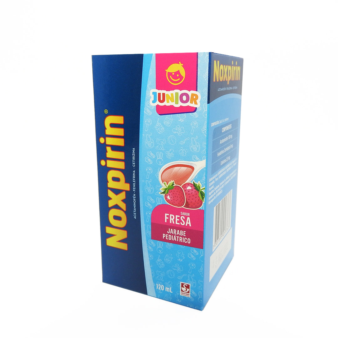 NOXPIRIN JUNIOR FCOX120ML ACETAMINOFEN+ FENILEFRINA +CETIRIZINA JUNIOR JARABE