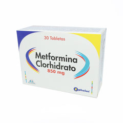 METFORMINA 850MG TAB CAJAX30