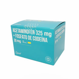 ACETAMINOFEN + CODEÍNA 325MG+30MG TAB CAJAX100.