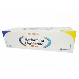 METFORMINA 850MG TAB CAJAX250