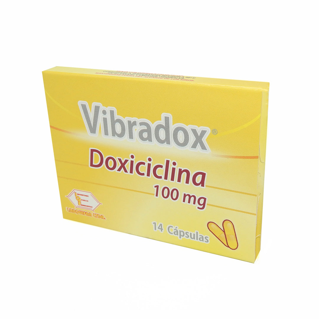 VIBRADOX CAJAX14 DOXICICLINA 100MG CAP
