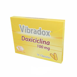 VIBRADOX CAJAX14 DOXICICLINA 100MG CAP