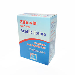 ZIFLUVIS ACETILCISTEINA 600MG GRANULADO PARA SOLUCION ORAL