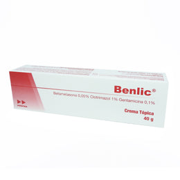 BENLIC TUBOX40GR BETAMET+CLOTRIMAZOL+GENTAMICIN CRTOP