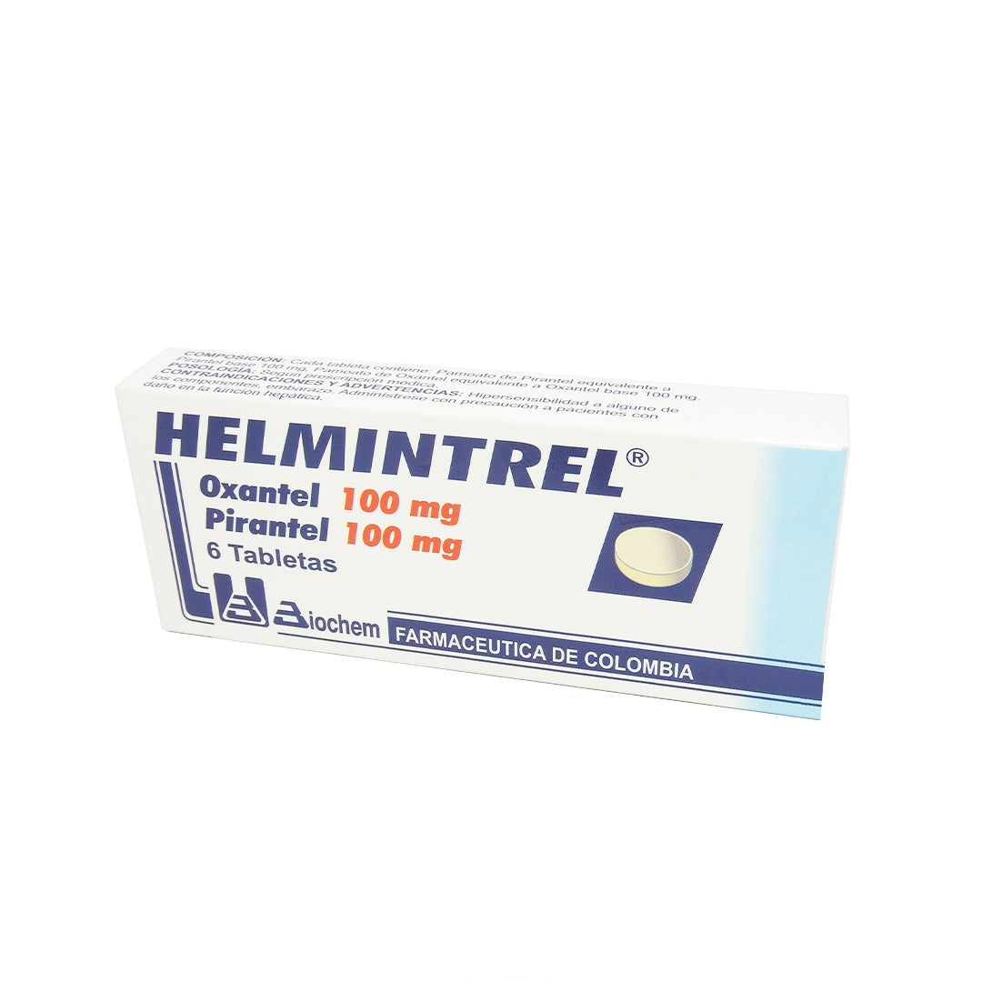 HELMINTREL CAJAX6 OXANTEL+PIRANTEL 100+100 MG TAB