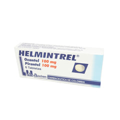HELMINTREL CAJAX6 OXANTEL+PIRANTEL 100+100 MG TAB