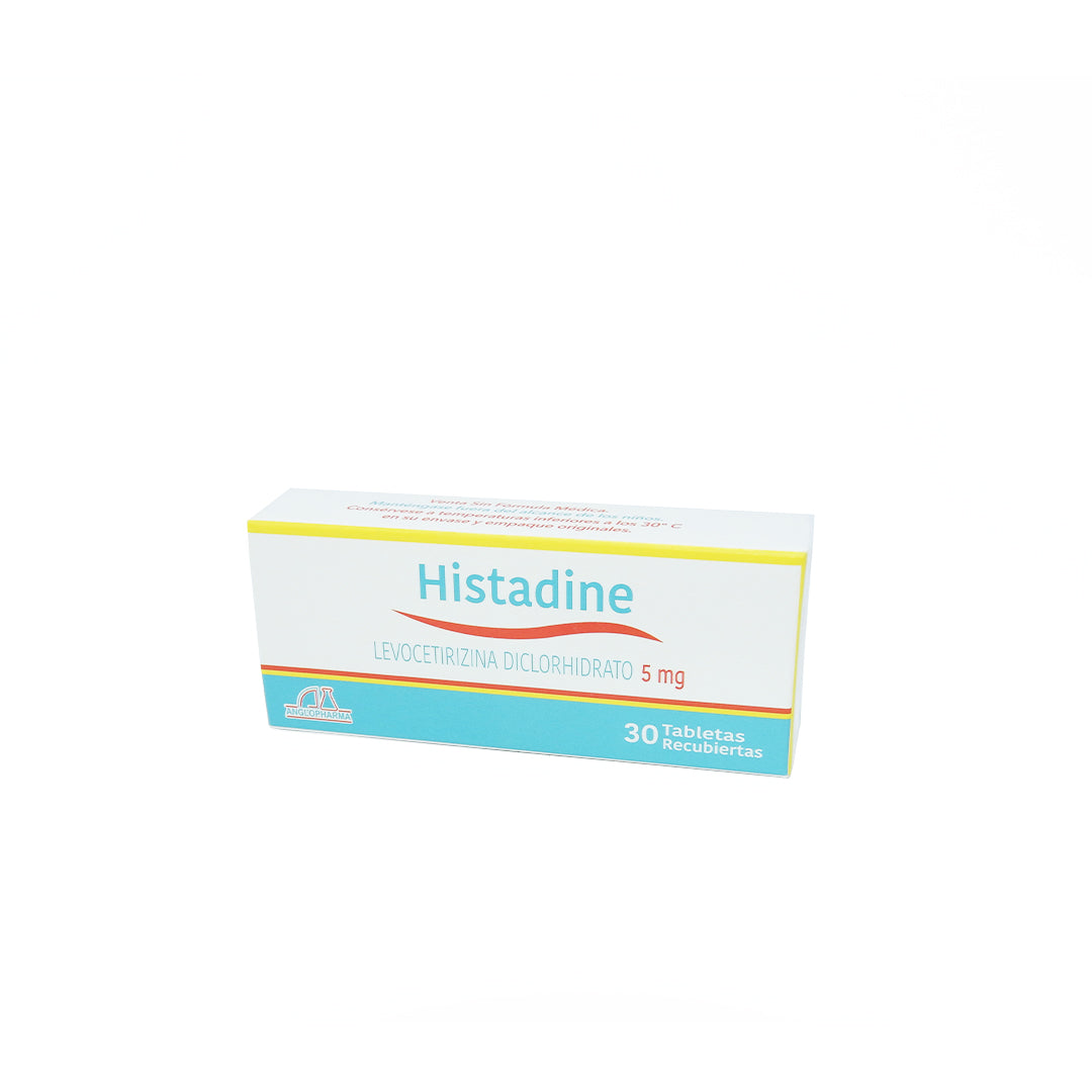 HISTADINE CAJAX30 LEVOCETIRIZINA 5MG TAB REC