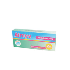 AIRCYS CAJA X30 MONTELUKAST 5MG TAB MAST
